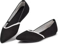 Frank Mully Womens Pointed Toe Knitted Flats - Comfortable Dressy are
