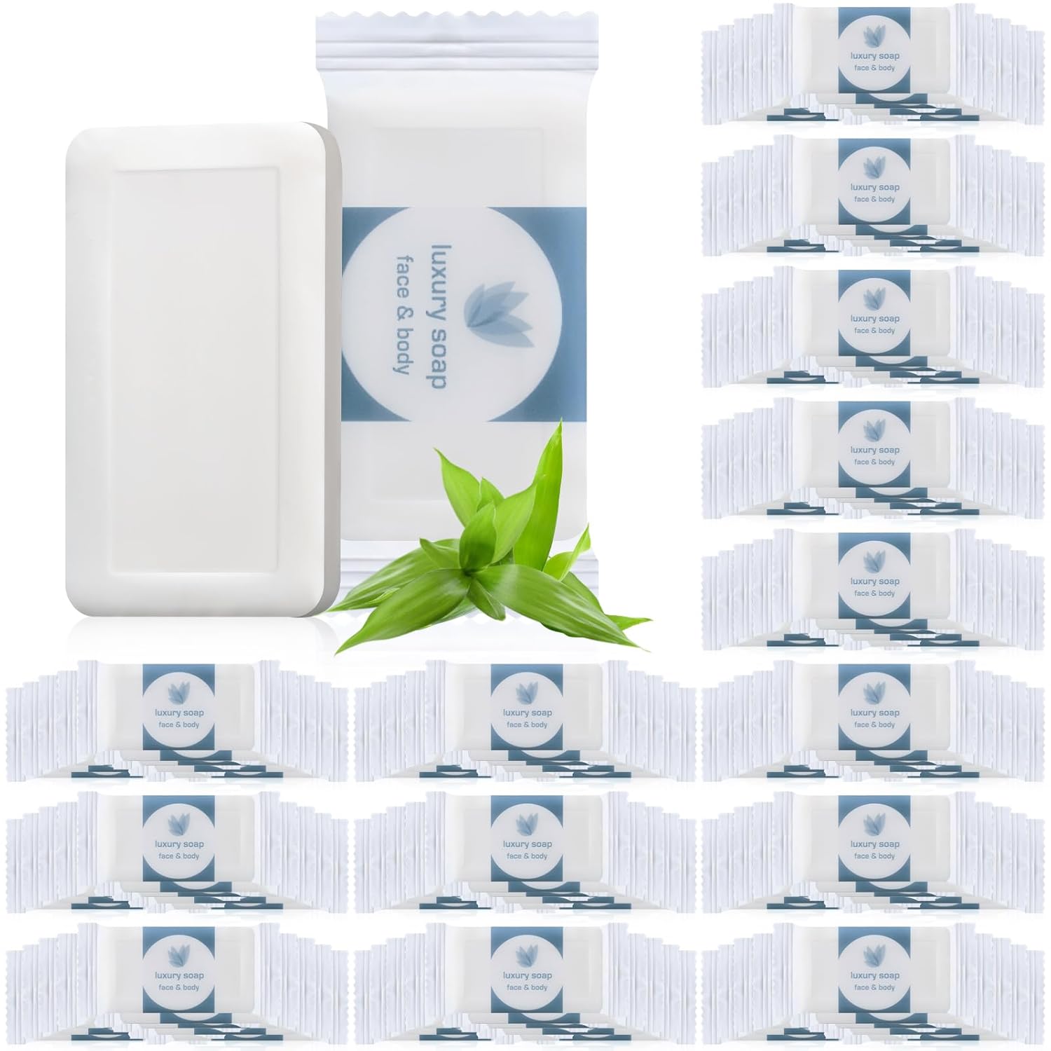Kacctyen 300 Pcs Mini Bar Soap Bulk for Travel and Hospitality