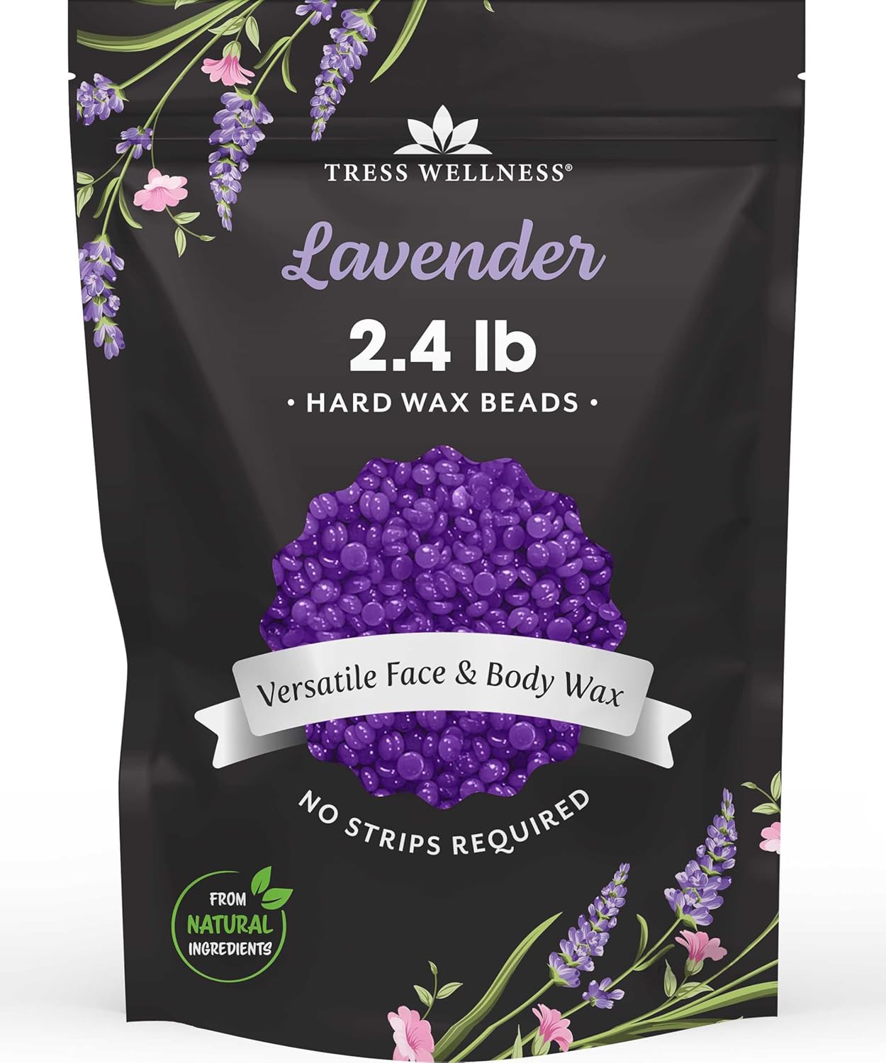 Tress Wellness Wax Beads Lavender for Smooth Hair Removal