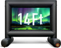 14Ft Outdoor Inflatable Movie Projector Screen - Quick Setup Outdoor