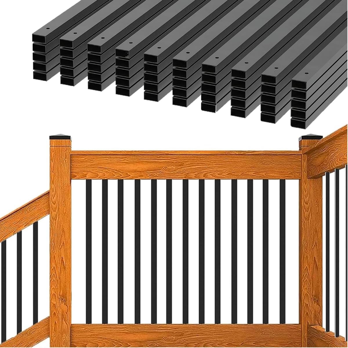 HZIU100 Pack Deck Balusters for Stylish and Safe Railings