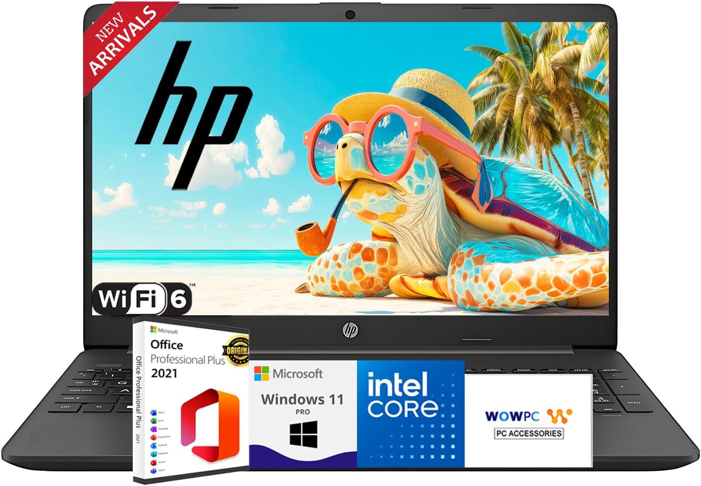 HP New Business Laptop with Intel Core i5 and Microsoft Office