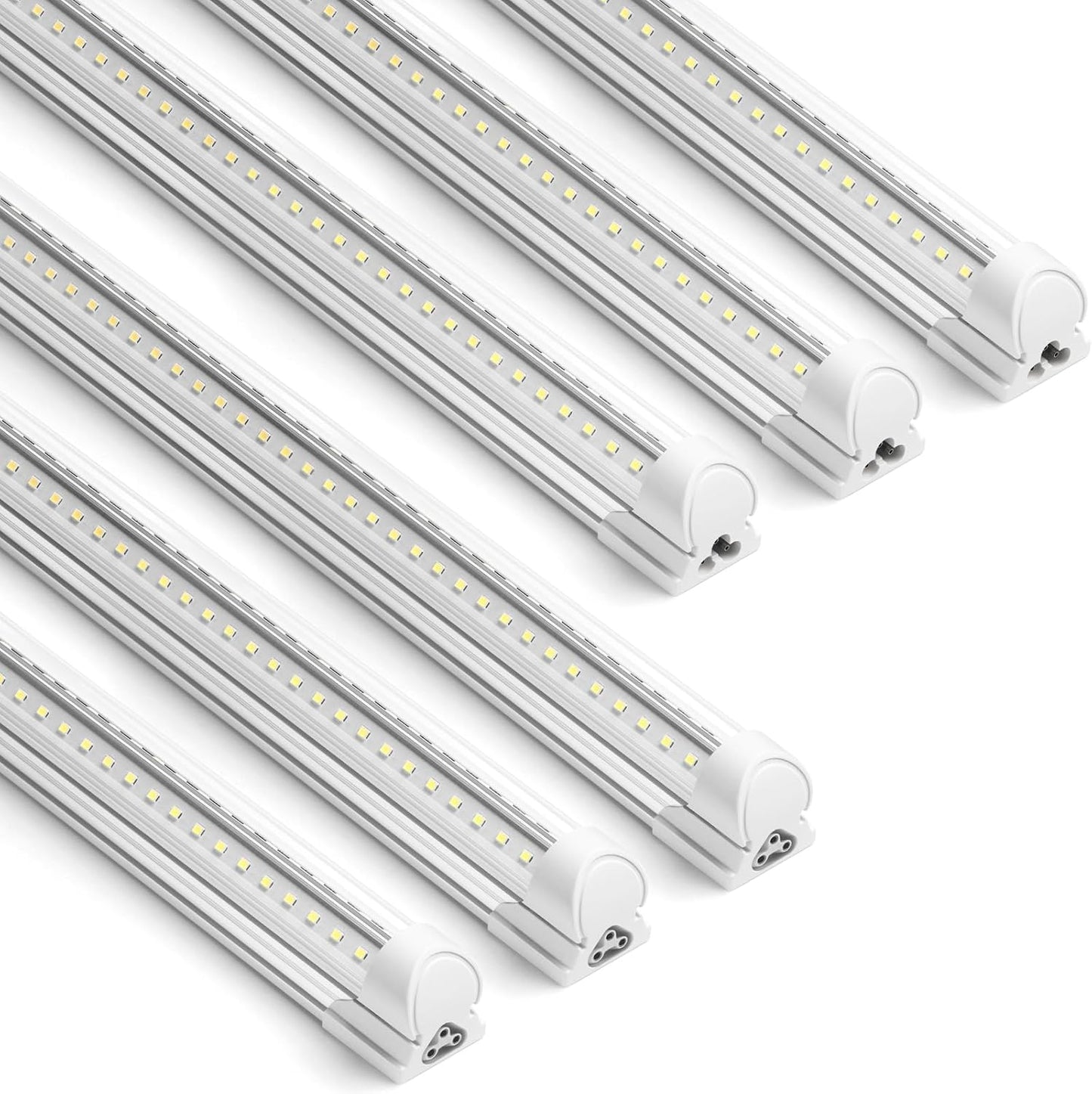 Barrina 8FT LED Shop Light: Super Bright 10000LM V Shape Fixture