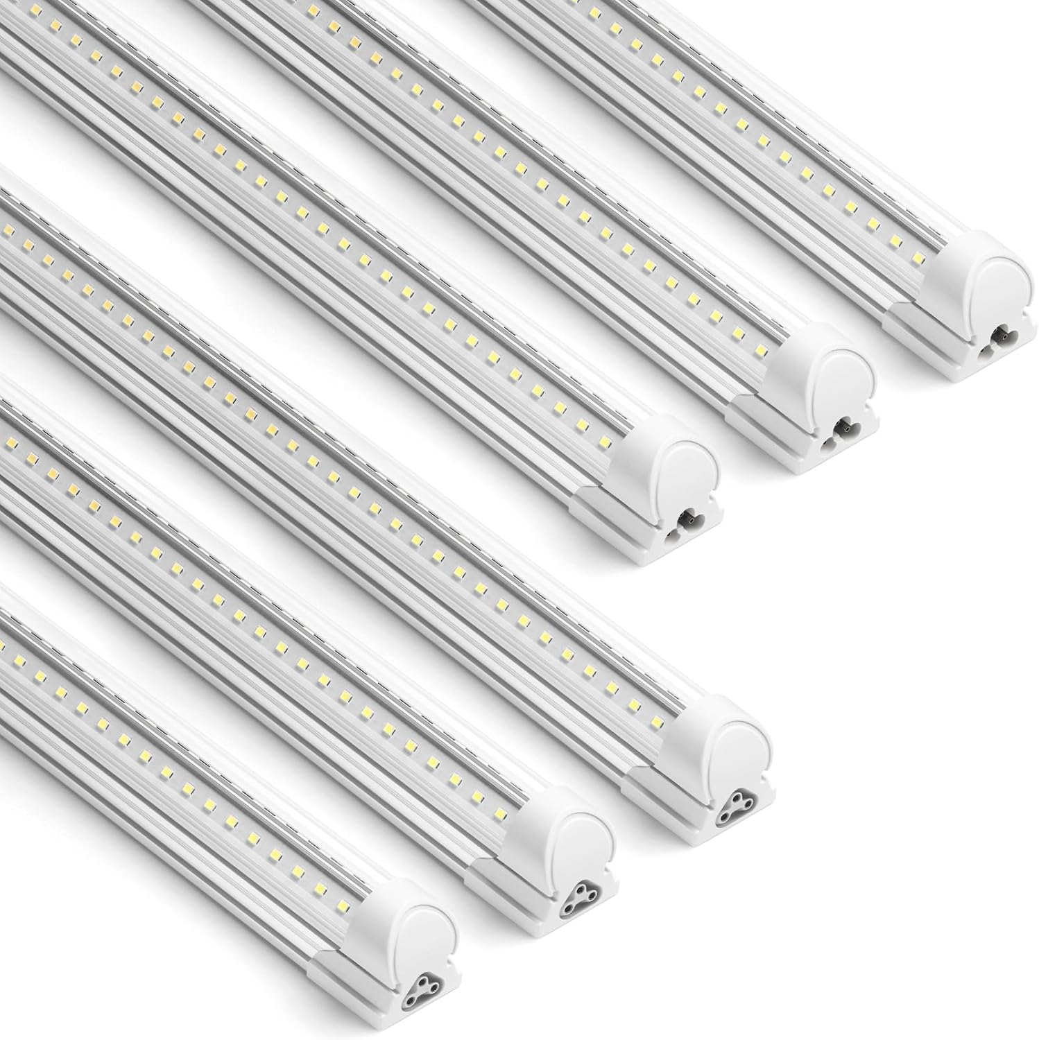 Barrina 8FT LED Shop Light: Super Bright 10000LM V Shape Fixture