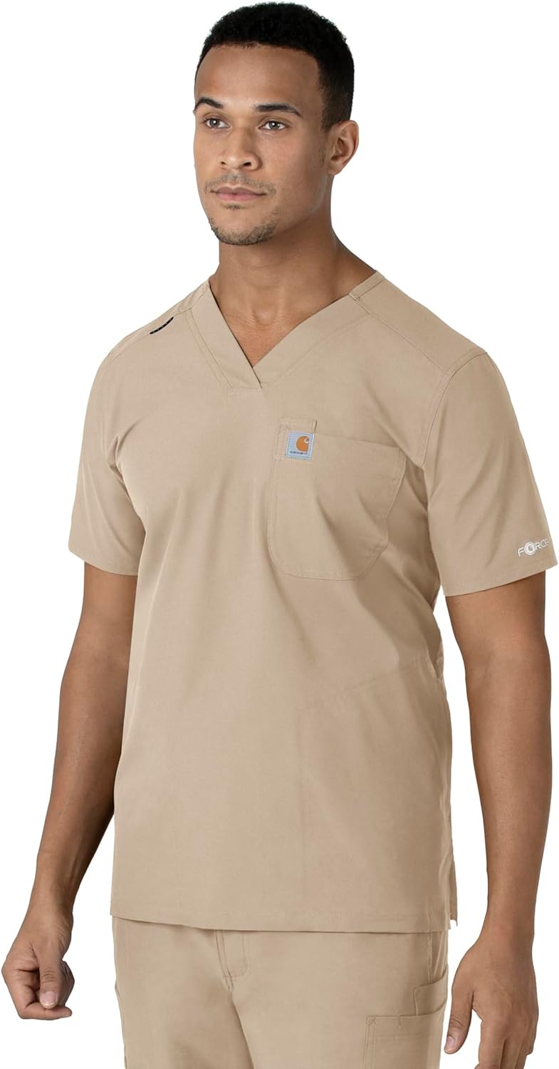 Carhartt Scrubs C16113 Force Modern Fit V-Neck Top Review