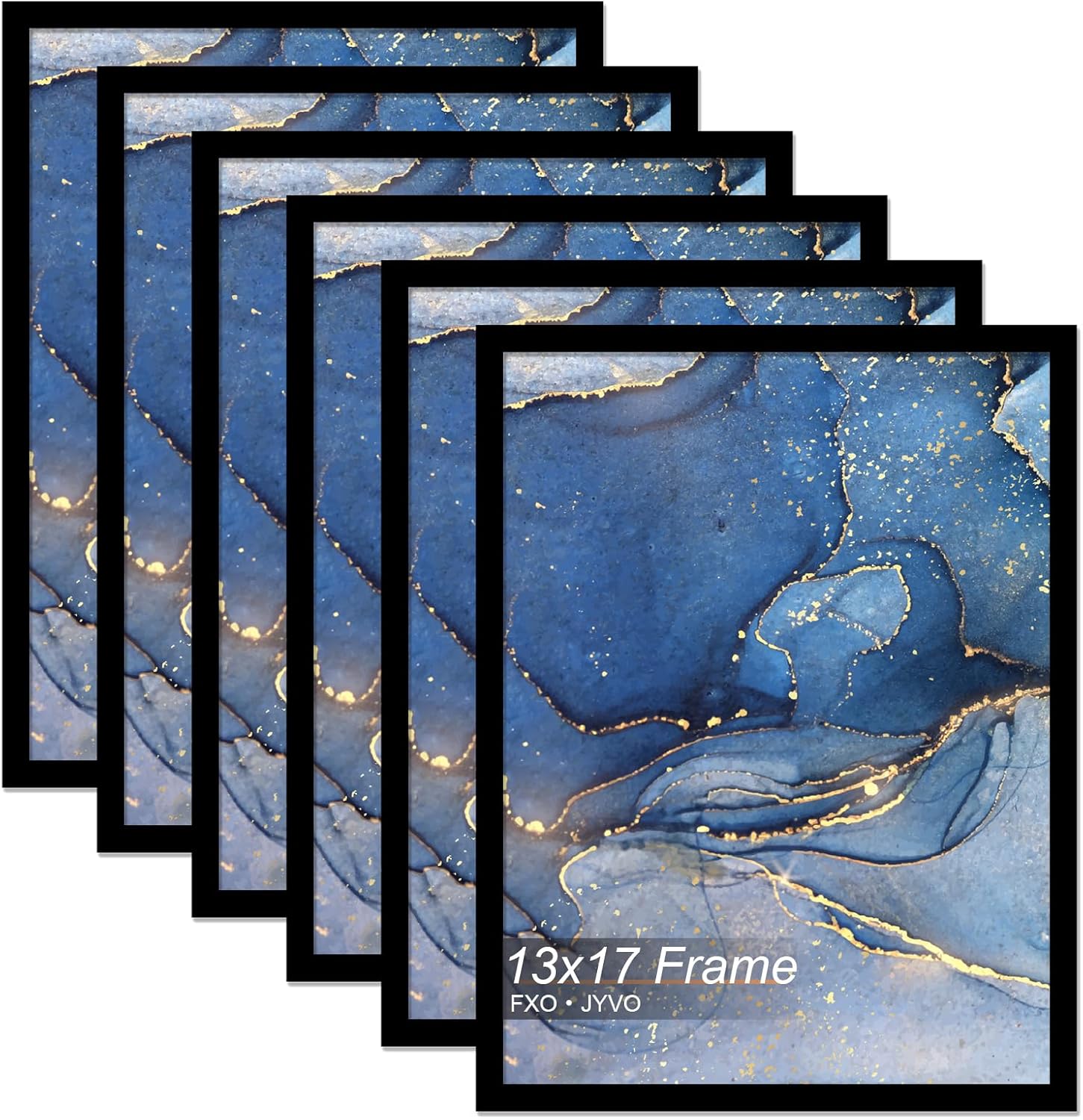13x17 Picture Frame Set of 6 for Stunning Wall Displays