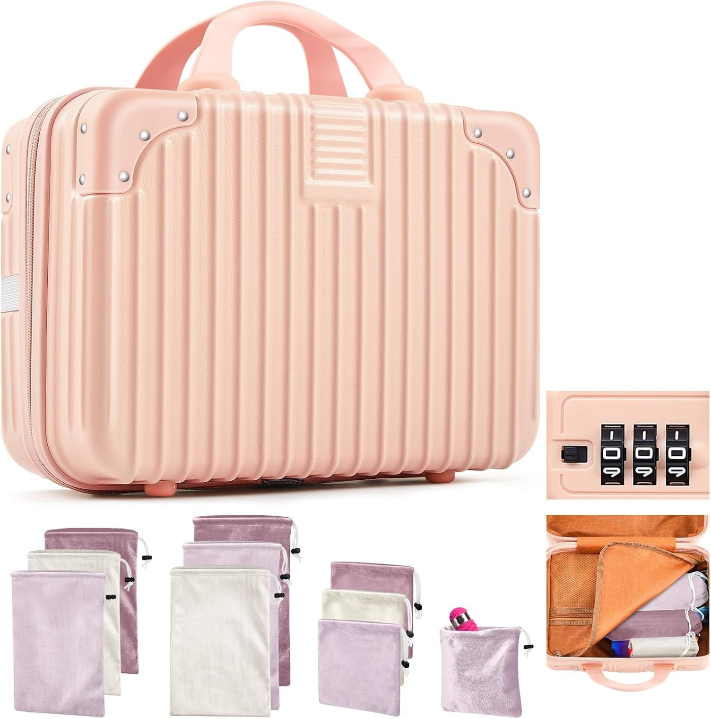 Adult Game Toy Storage Organizer Case with 9 Toy Bags for Home