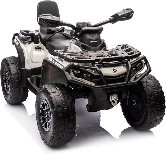 Kid-Safe Ride: 2-Seater Electric ATV with Remote Control
