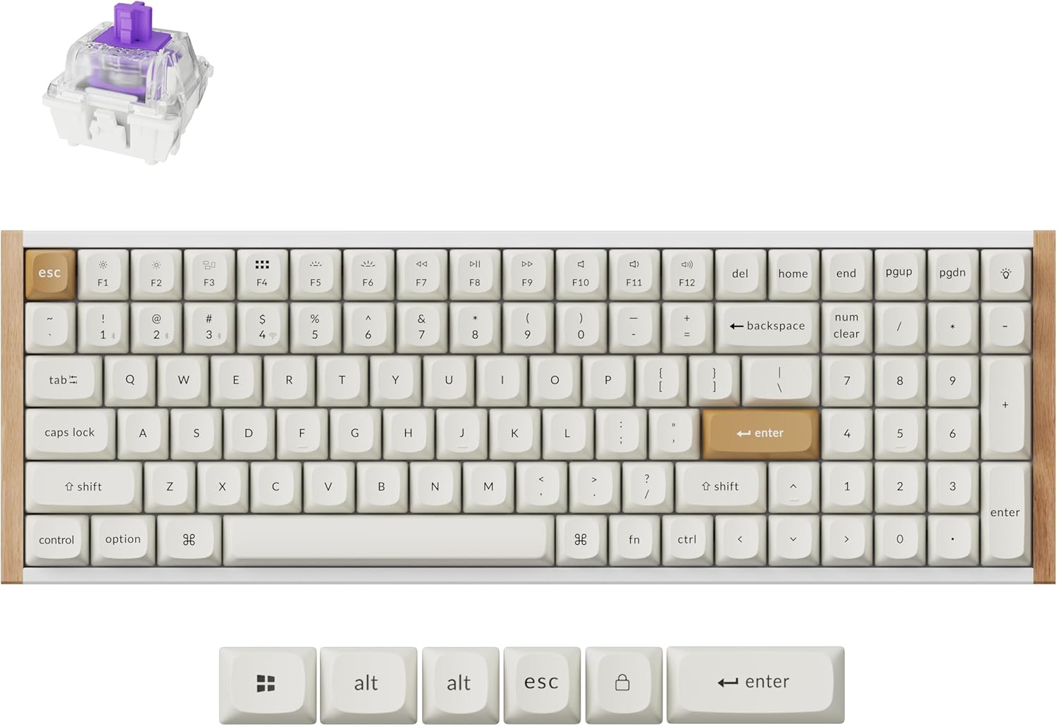 Keychron K4 HE Wireless Mechanical Keyboard with Number Pad
