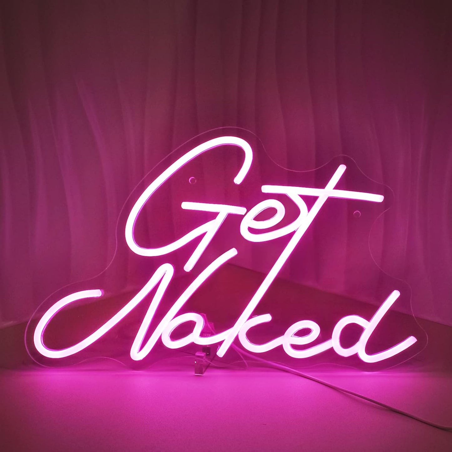 Neon Signs for Wall Decor: Pink LED Light Sign for Parties