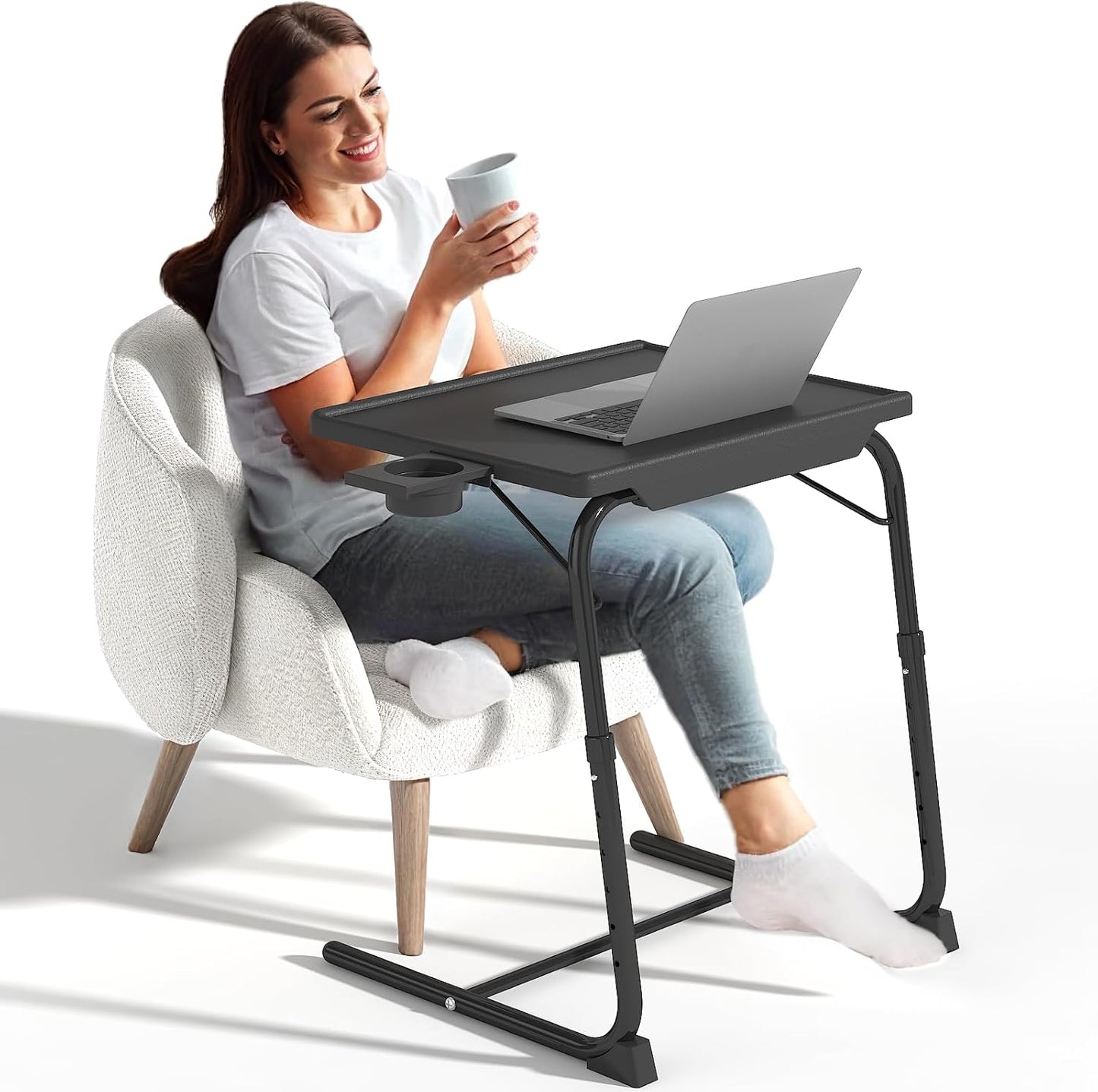 IWDOO Adjustable TV Tray Table: Ultimate Comfort & Convenience