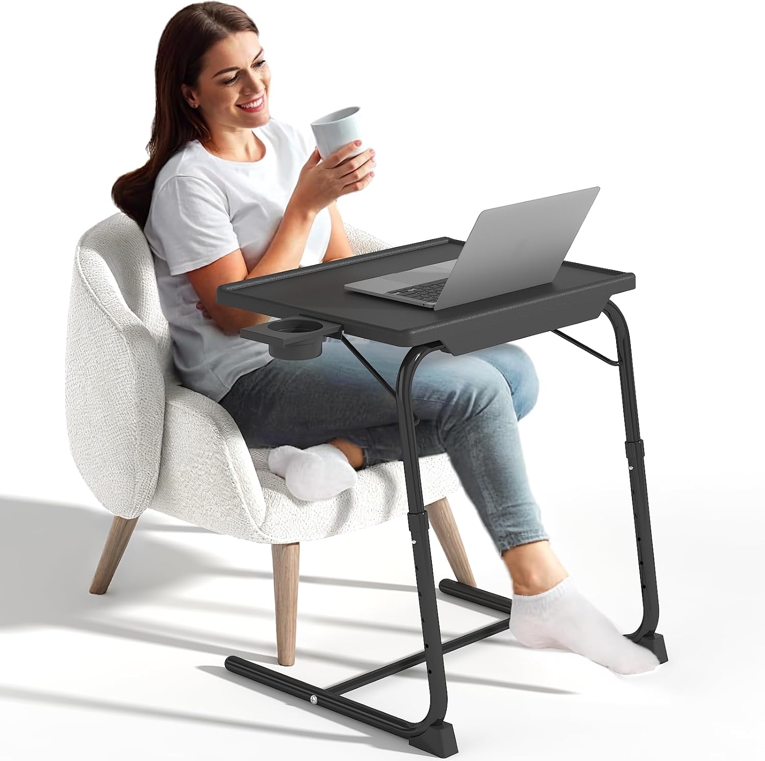 IWDOO Adjustable TV Tray Table: Ultimate Comfort & Convenience