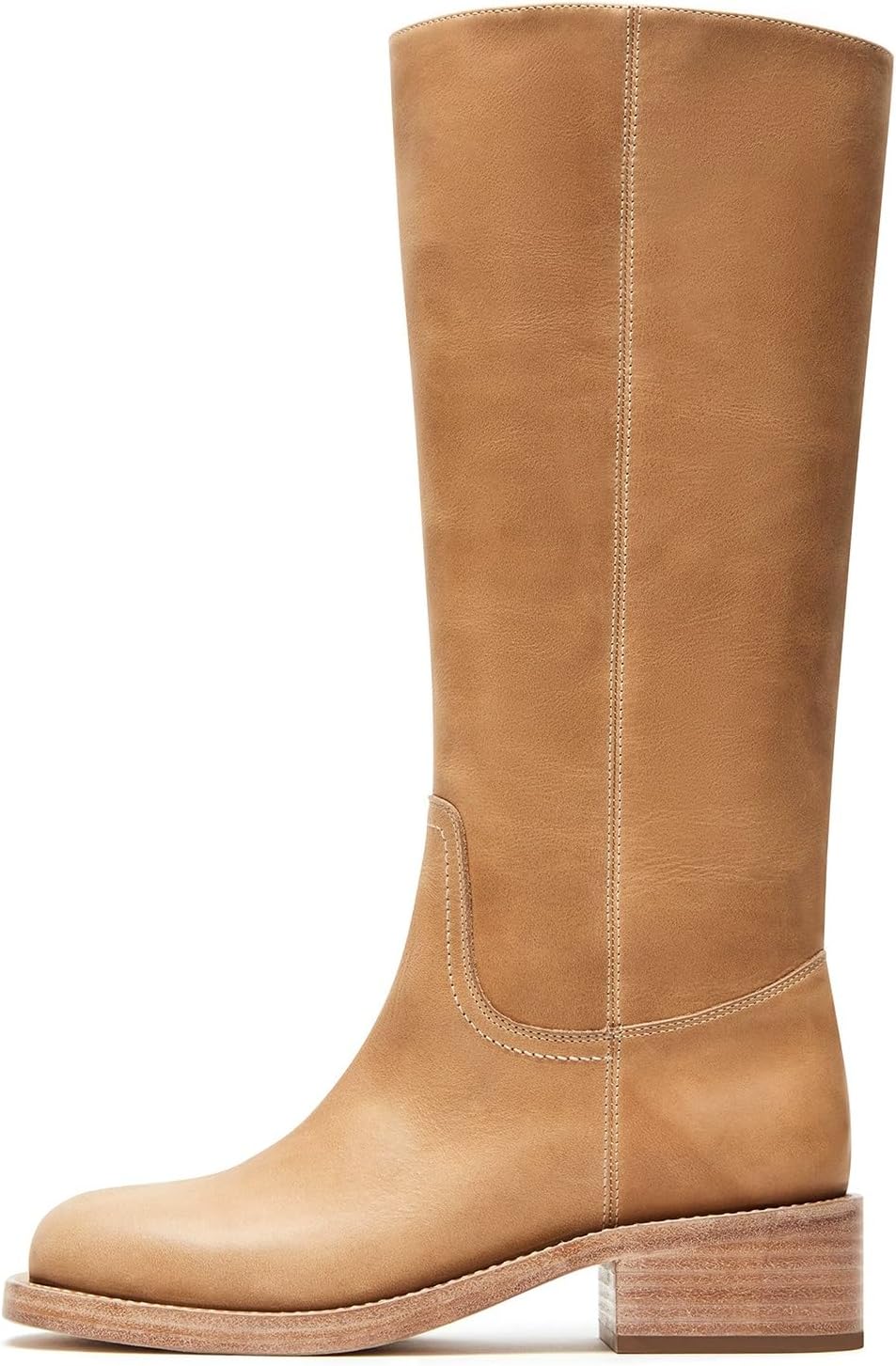 DOEYG Women's Banana Knee High Boots for Fashionable Comfort