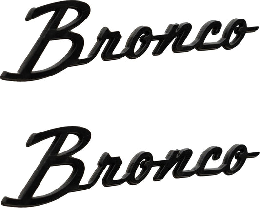 2021-2025 Ford Bronco Classic Gloss Black Fender Badge Kit Review