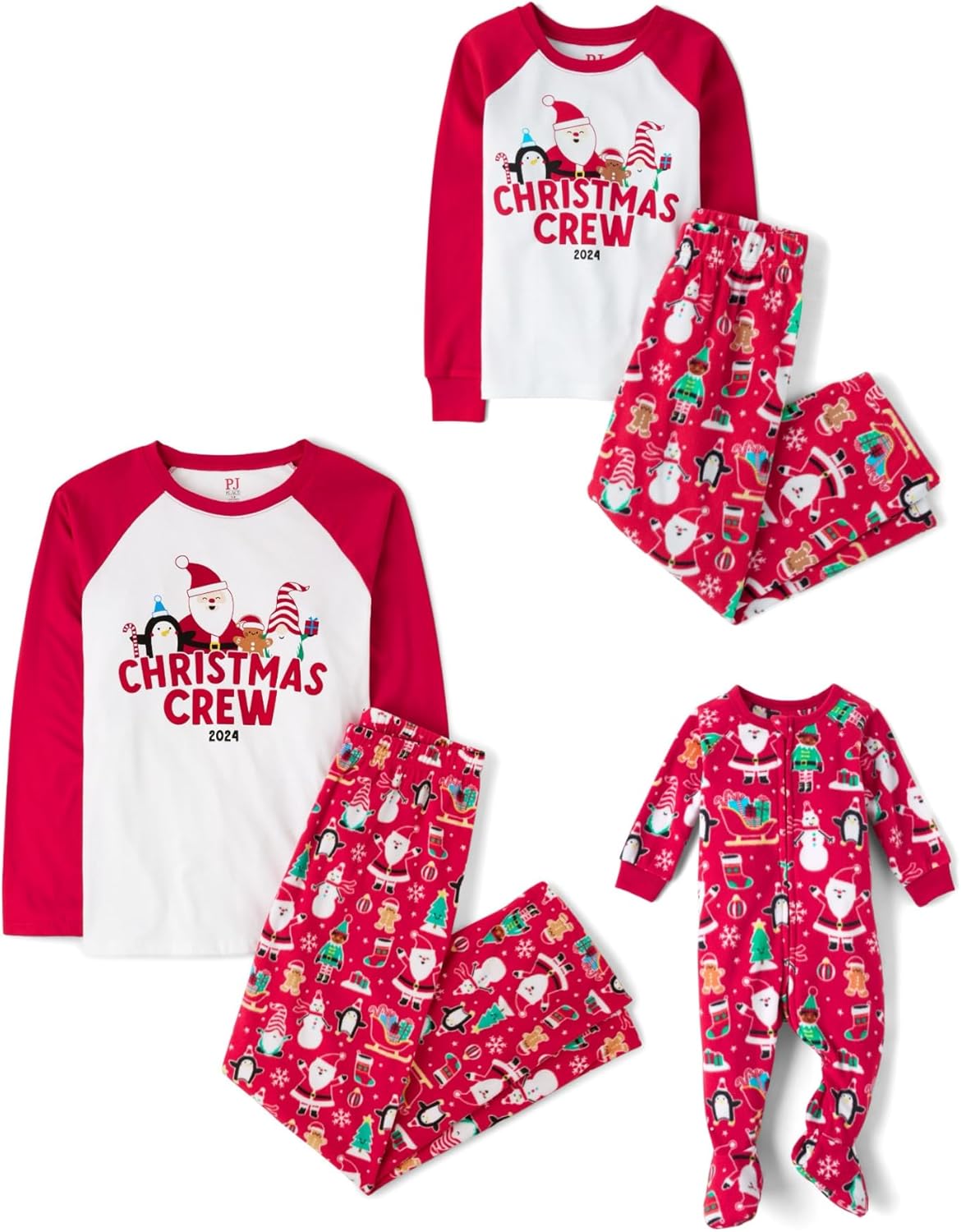 Christmas Pajama Sets for Kids - Family Matching Fleece Fun