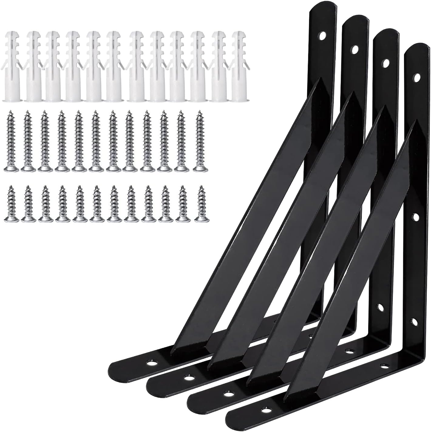 Heavy Duty Shelf Brackets for Home and Garage Use, 20in x 12in