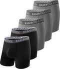 BAMBOO COOL Men's Ultra ComfortSoft Boxer Briefs - No Ride Up Fit back