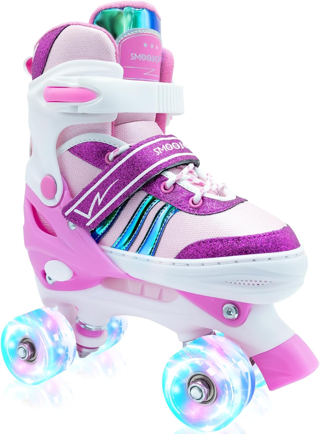 Adjustable Roller Skates for Kids with Light Up Wheels