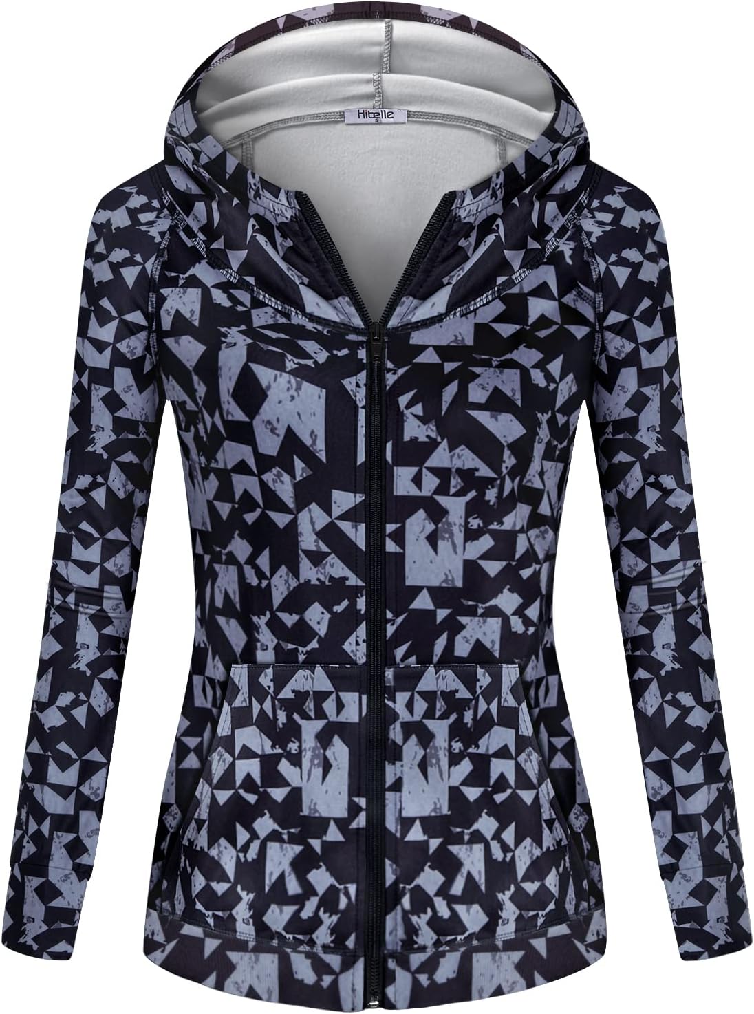Hibelle Women's Full-Zip Fleece Lined Hoodie for Active Wear
