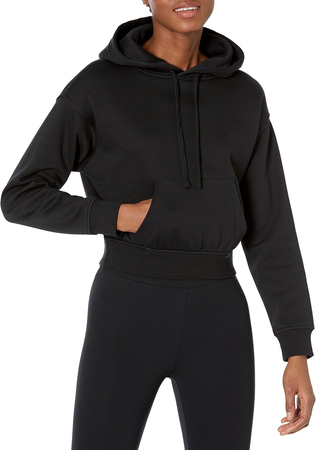 Essentials Women's Plus Crop Hoodie