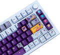 PBT Keycaps Cherry Profile 143 Keys Purple Keycap Set - Comfortable