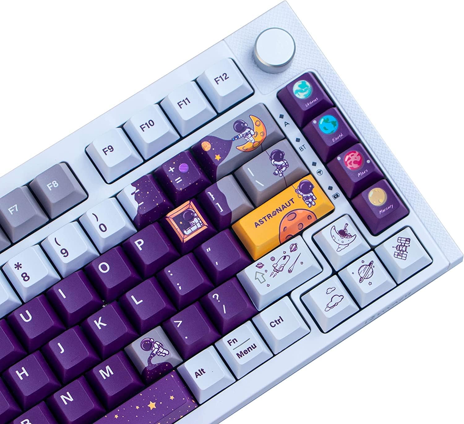 PBT Keycaps Set for Mechanical Keyboards - Cherry Profile Design