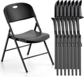 Nazhura 650 lb Capacity Heavy Duty Folding Chair - 8 Pack