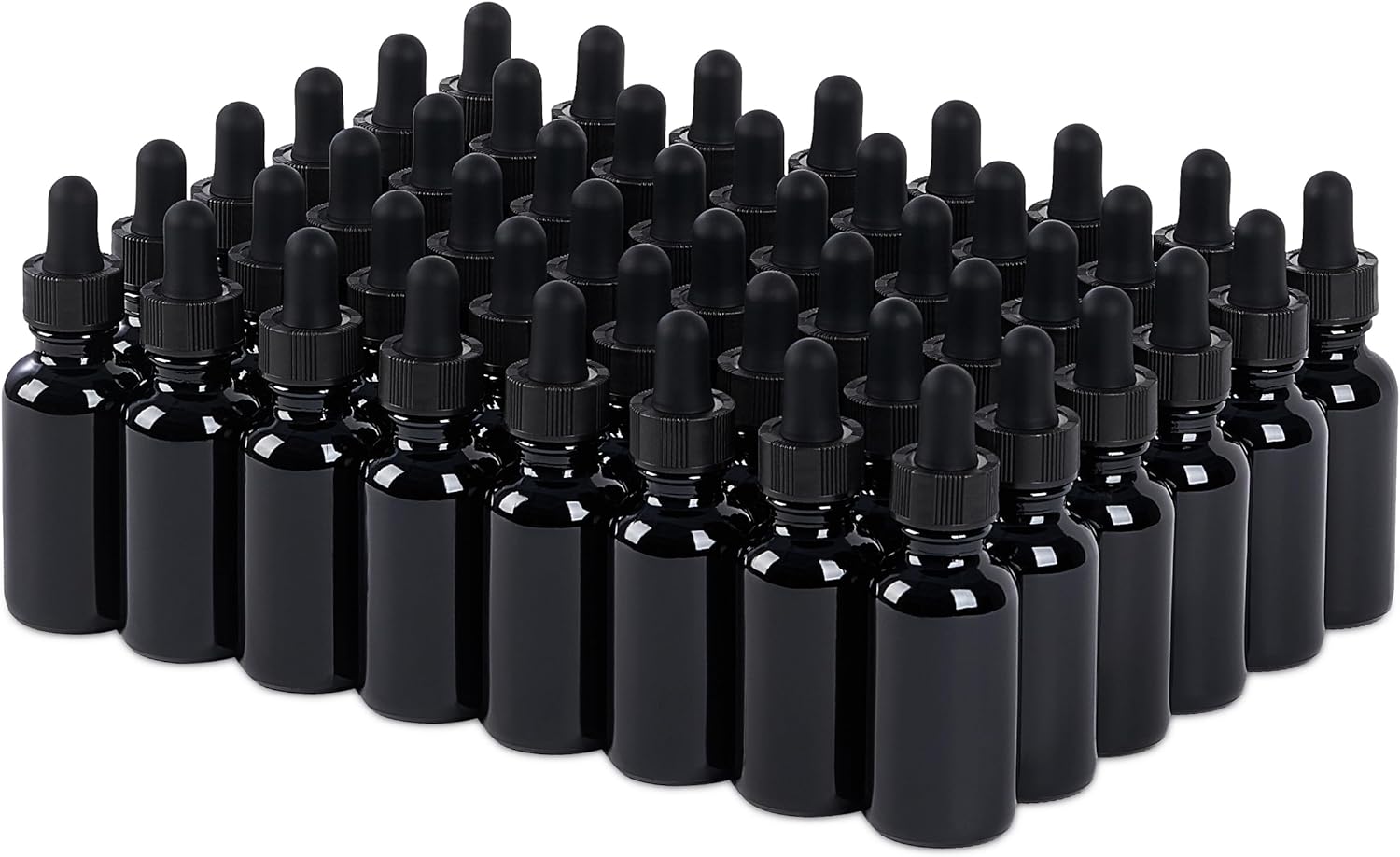 48 Pcs 1oz Glass Dropper Bottles for Essential Oils and More