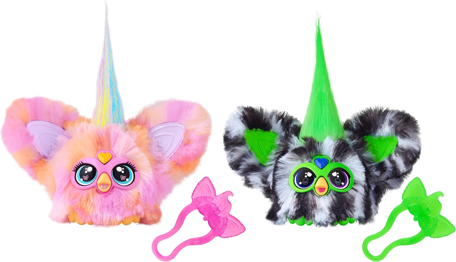 Furby Furblets Greenie-Meanie & May-May 2 Pack - 45 Sounds Each!