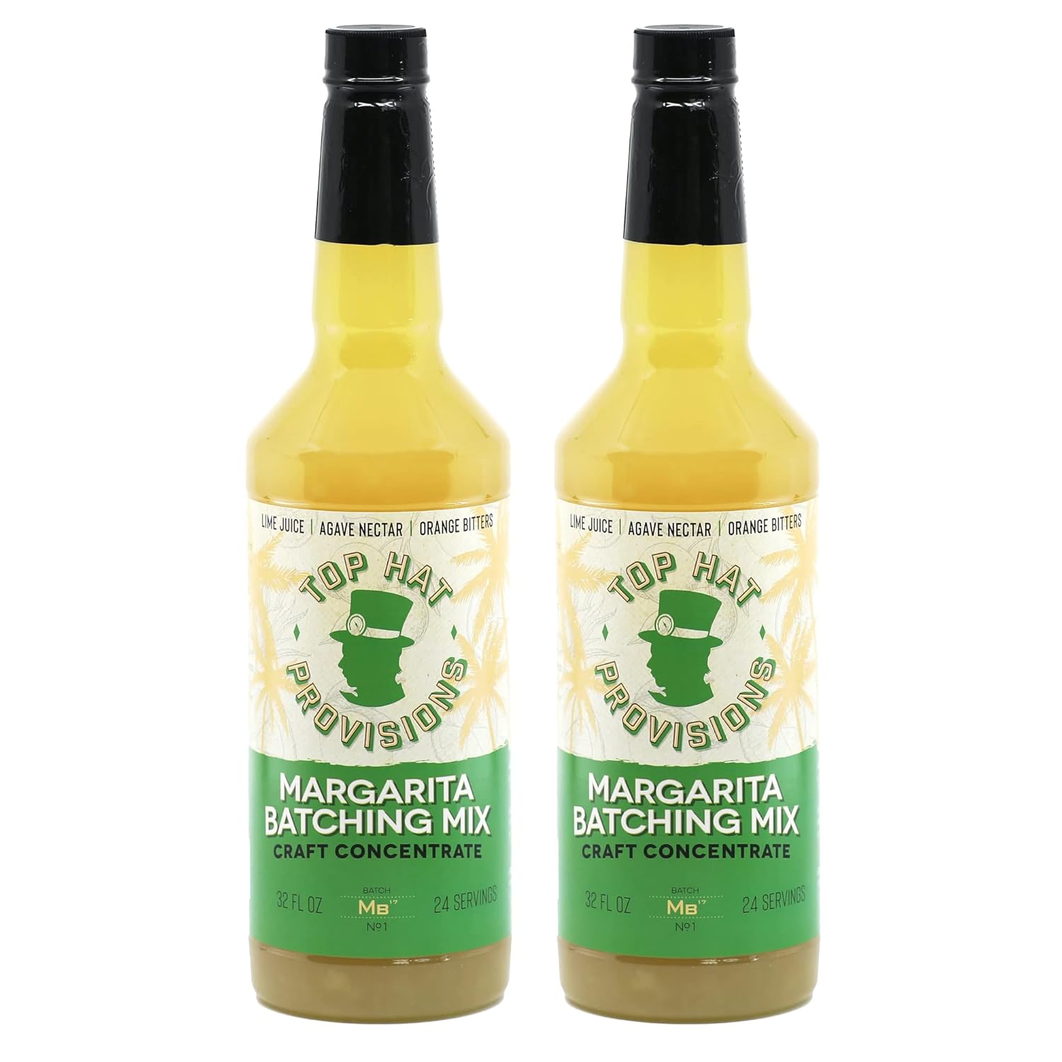 Top Hat Agave Margarita Batching Mix for Perfect Margaritas