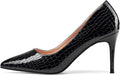 Pointy Pull On Heeled Wedding Pumps for Women - 8 cm Stiletto