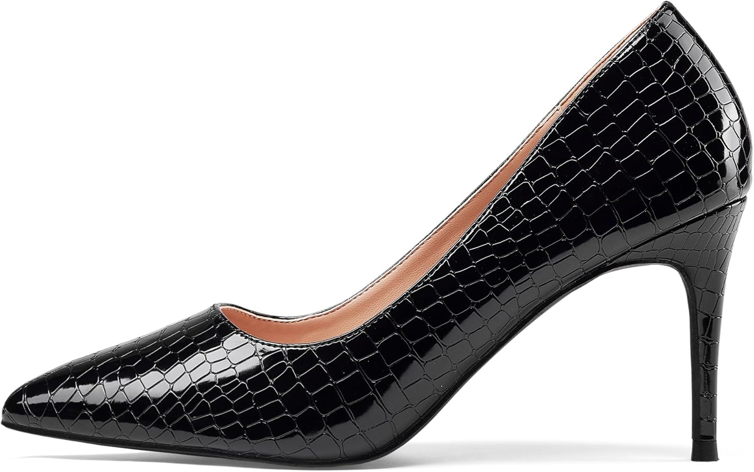 Elisabet Tang 3 in Classic Pointy Pull on Heeled Wedding Pumps