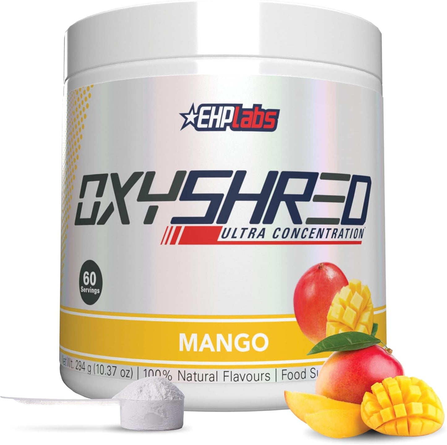 EHP Labs OxyShred Pre Workout Powder for Energy and Shred