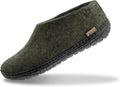 Glerups 100% Wool Mix Shoe Slipper with Rubber Sole - Warm Comfort
