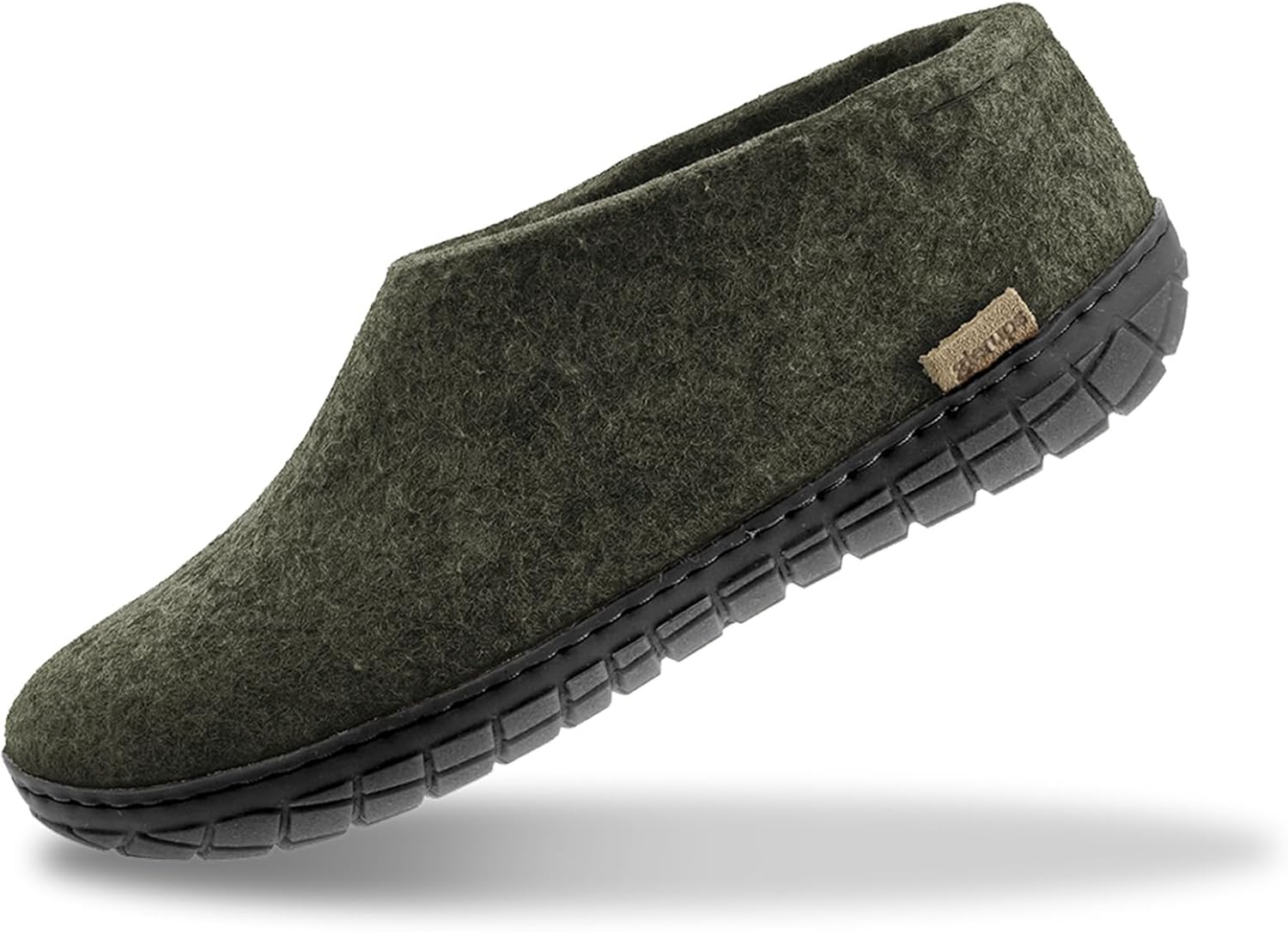 Glerups 100% Quality Wool Mix Shoe Slipper with Rubber Sole