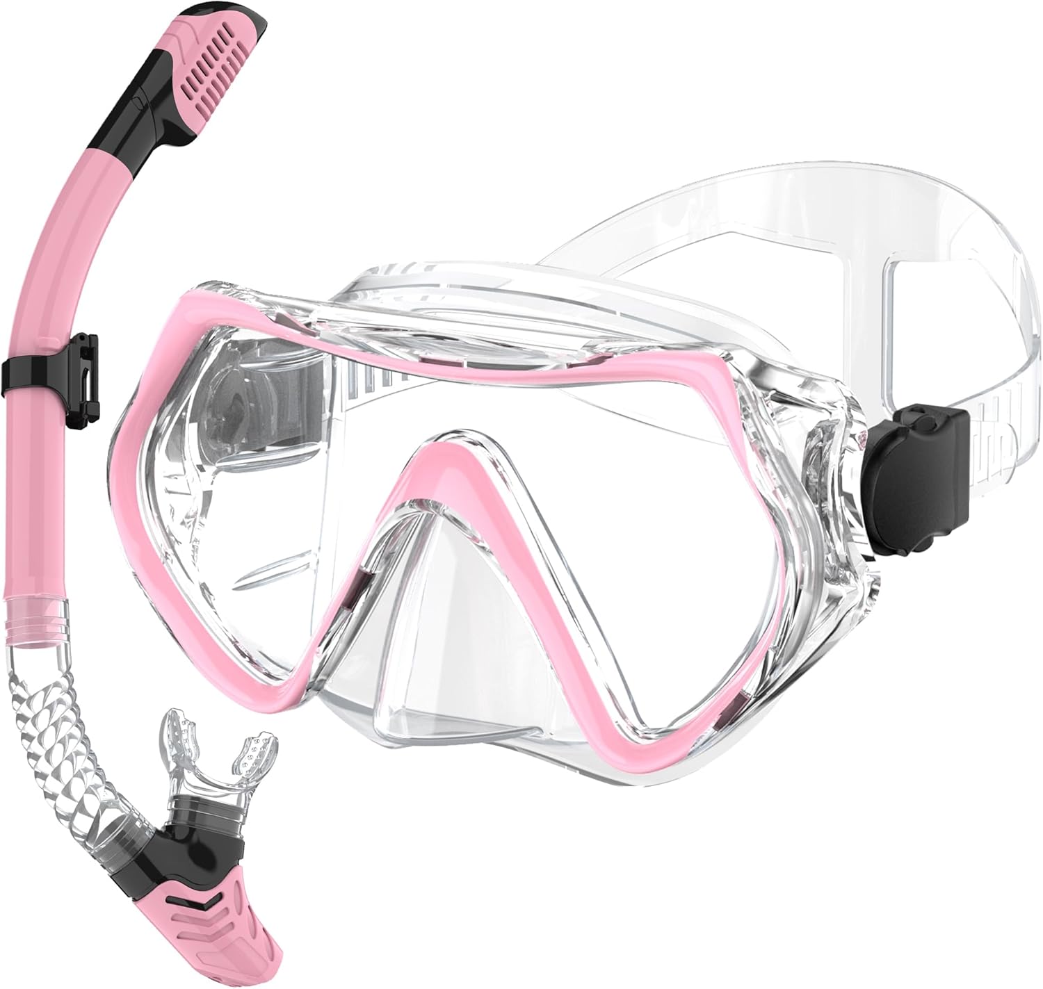 Professional Anti-Fog Dry Snorkel Set for Free Breathing