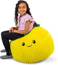 Big Joe Pineapple PlushiPals Super Soft Bean Bag Chair for Kids