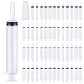 20ml Party Syringes 100 Pack - Reusable Tip Cap Dispensers