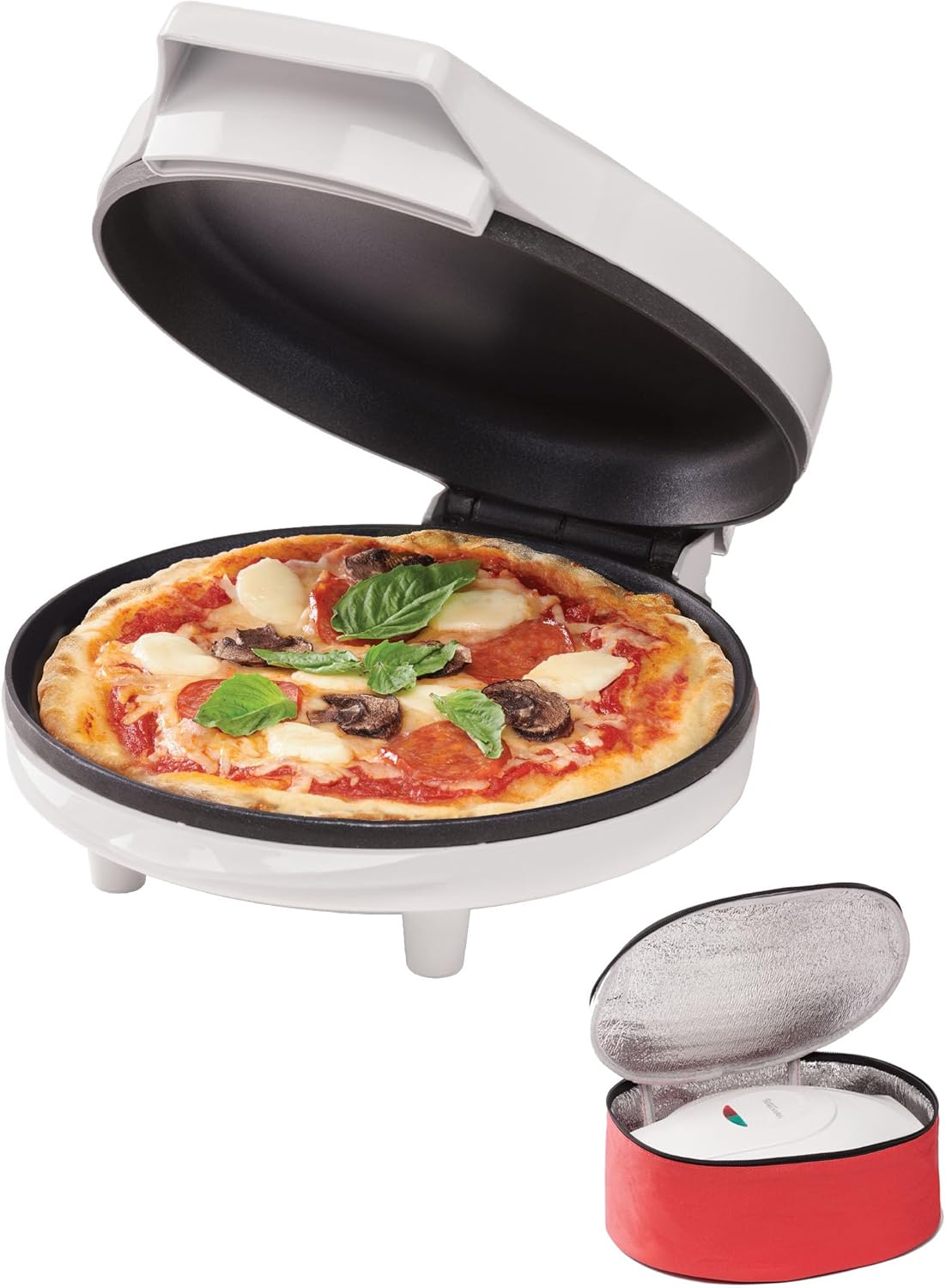 Betty Crocker Indoor Pizza Maker - Versatile Nonstick Grill