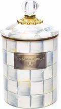 MACKENZIE-CHILDS Medium Enamel Canister - Stylish Kitchen Storage