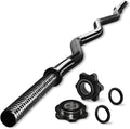Yes4All Standard Straight Barbell 60in & EZ Curl 47in - Heavy Duty
