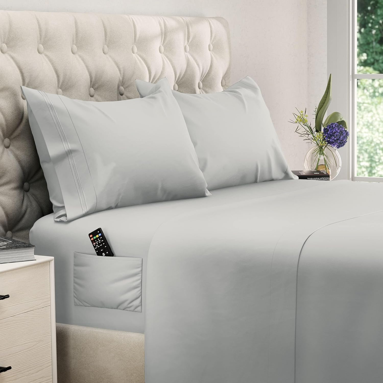 Dreamcare California King Sheet Set 6 pcs Extra Deep Pocket