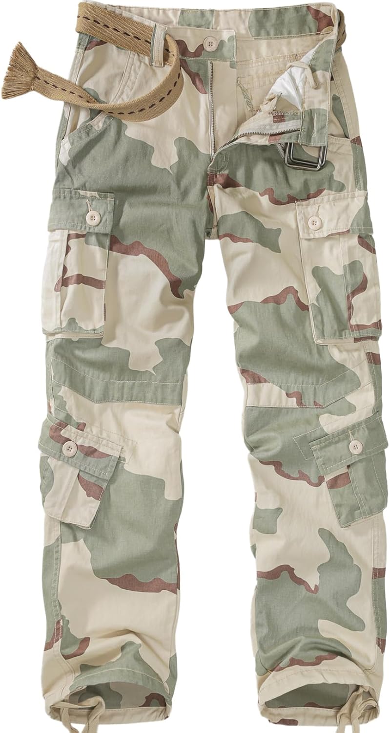 Men's BDU Casual Military Pants for Outdoor Activities and Work