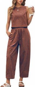 2 Piece Sets For Women Summer Wide Leg Crop Pants Outfits - Easy