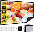 XINLEMY 100 Foldable Projector Screen - Anti-Crease, 4K Quality
