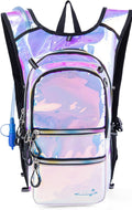 Hydration Backpack Pack with Cool Lights, 2L Bladder - Festival Ready