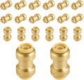 Foskan Push Fit 3/4 in Straight Couplings Pack of 20 - Fast Leak-Proof