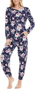 GYS Womens Pajamas Set - Viscose Bamboo Long Sleeve Lounge Set
