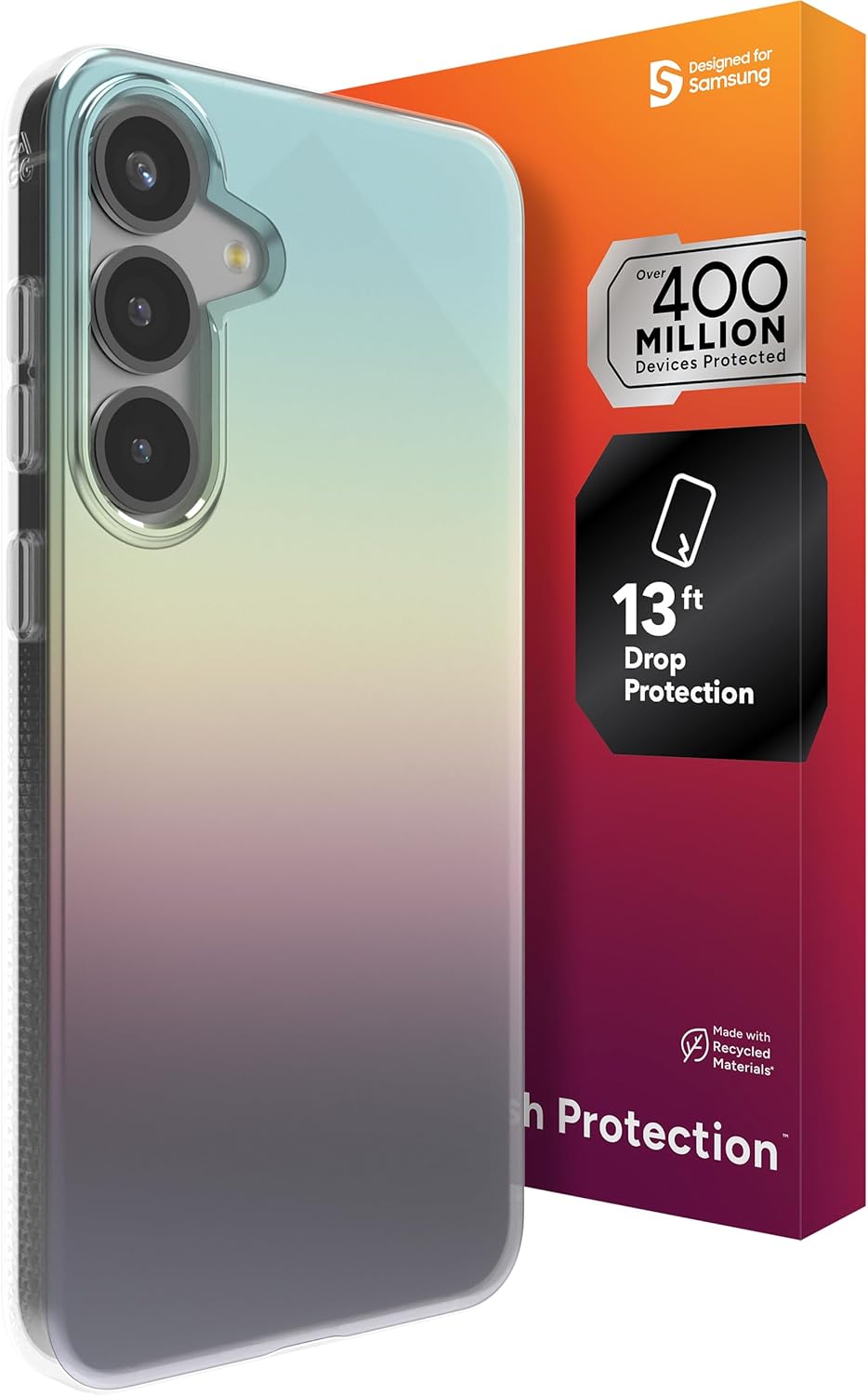 ZAGG Milan Samsung Galaxy S25+ Case with 13ft Drop Protection