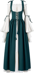 Gothic Renaissance Corset Dress for Women Ideal for Halloween